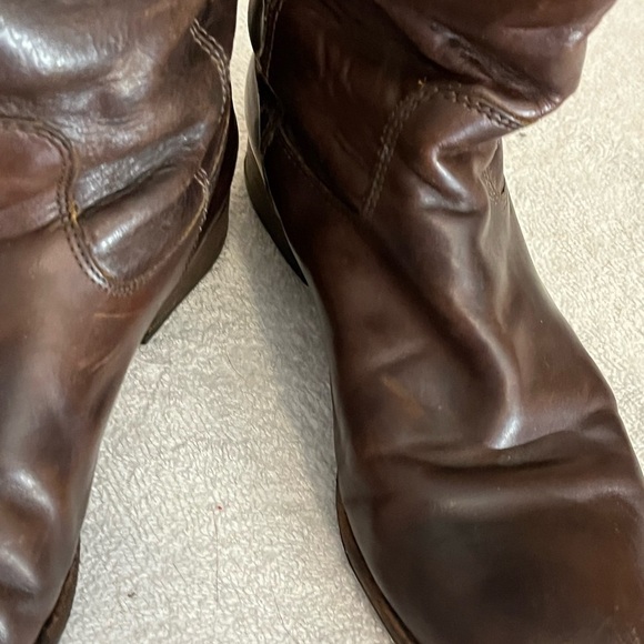 Frye Melissa Brown Boots Sz 8 - Picture 12 of 14